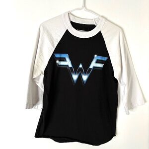 Weezer Limited Edition Band Tee Millinsky Black Front & Back Graphic Tee